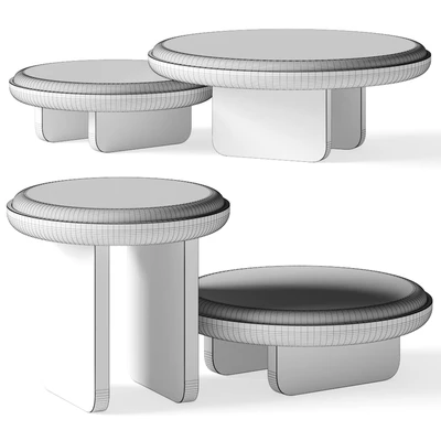 Falsasquadra Euridice & Nereide & Eco Coffee Tables — Ver 2