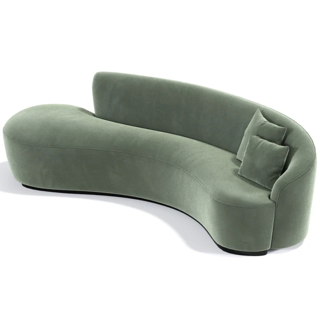 Italian Inspired Modern Curved Sofa — Скачать