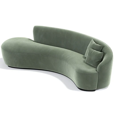 Italian Inspired Modern Curved Sofa — Вид 4