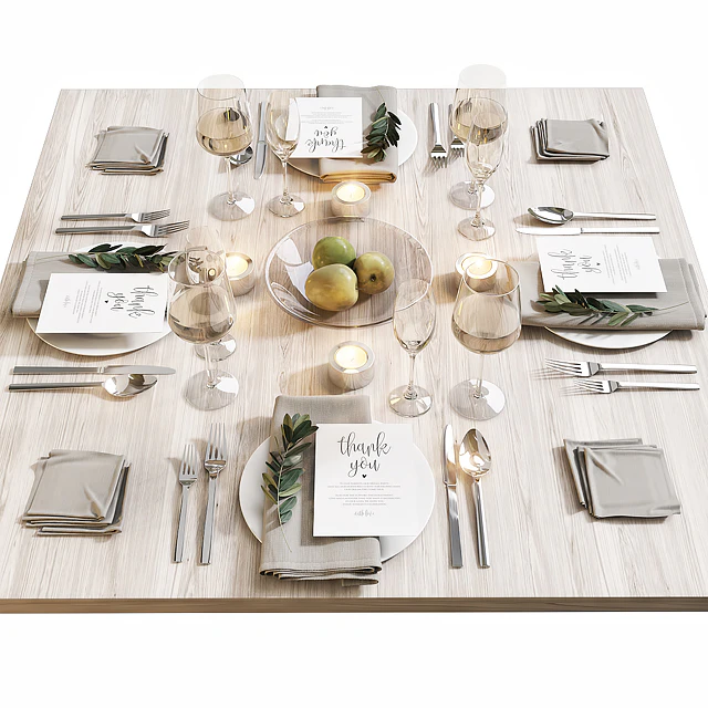Сервировка стола / Table setting 16 — Скачать