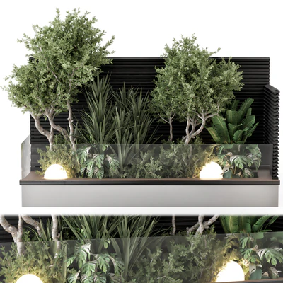 Backyard and Landscape Set Bush and Tree - Set 1139 — Ver 1