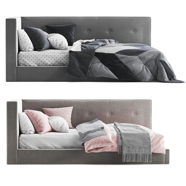 Pottery Barn Cushy Lounge Platform Corner Bed — Descargar