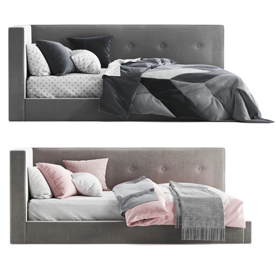 Pottery Barn Cushy Lounge Platform Corner Bed — Ver 3