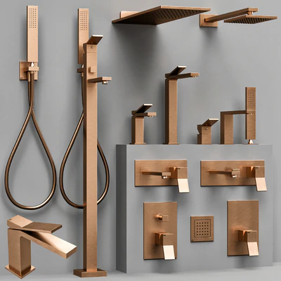 Gessi Rettangolo K bathroom faucet set — Вид 3
