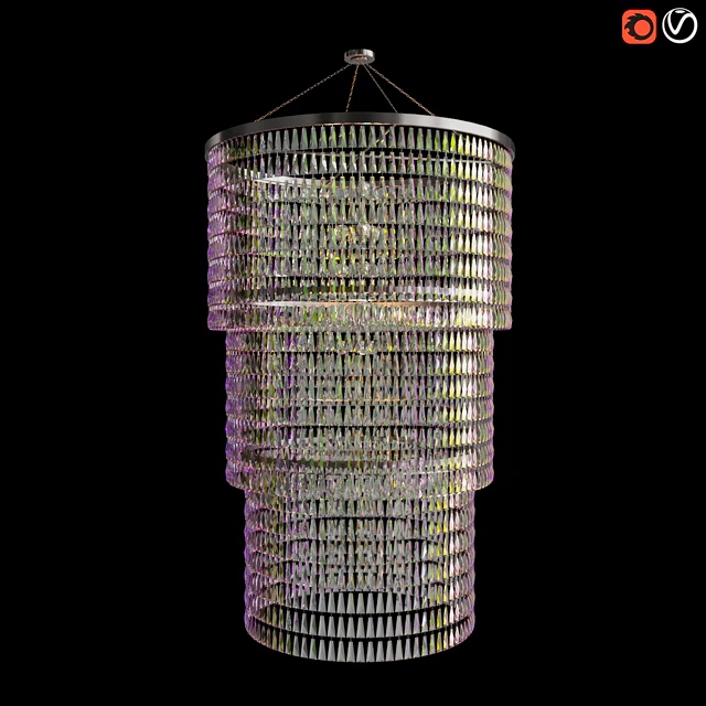 Люстра Long Chandelier with Crystal 1010мм — Скачать