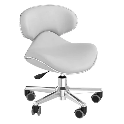 Salon Smart Ergonomic Pedicure Stool Gray — Ver 1