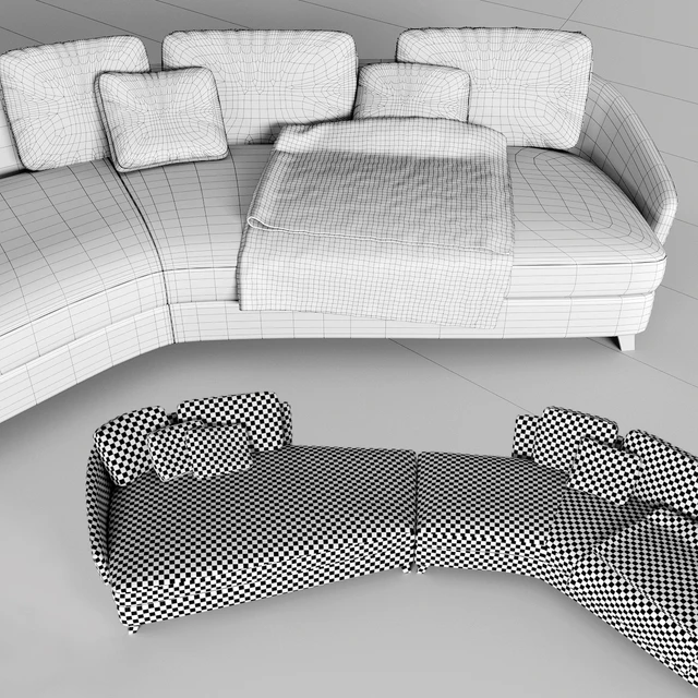 Minotti Lawson Sofa — Скачать