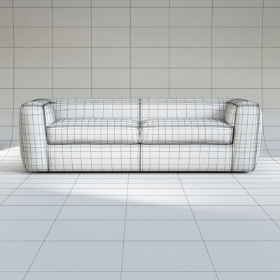 Oliver B. PUFFED 3 seater sofa — Ver 3
