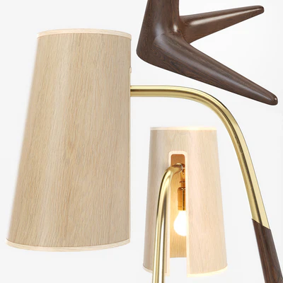 Vladimir Kagan 2080 Cygnet Floor Lamp — Ver 2
