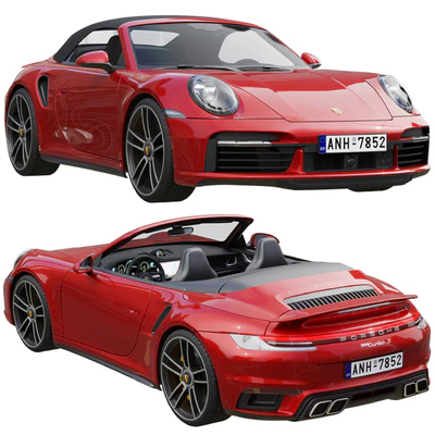 Porsche 911 Turbo S Cabriolet 2021 — Вид 1