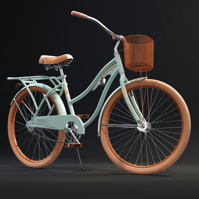 Huffy Nel Lusso Womens Cruiser Bike with Basket — Ver 1