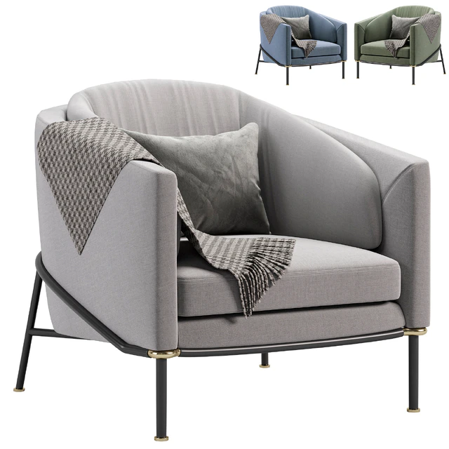Fil Noir Armchair — Скачать