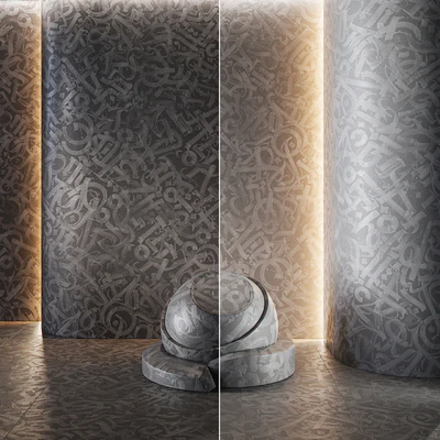 decorative plaster | Concrete set (seamless) | 22 — Ver 5
