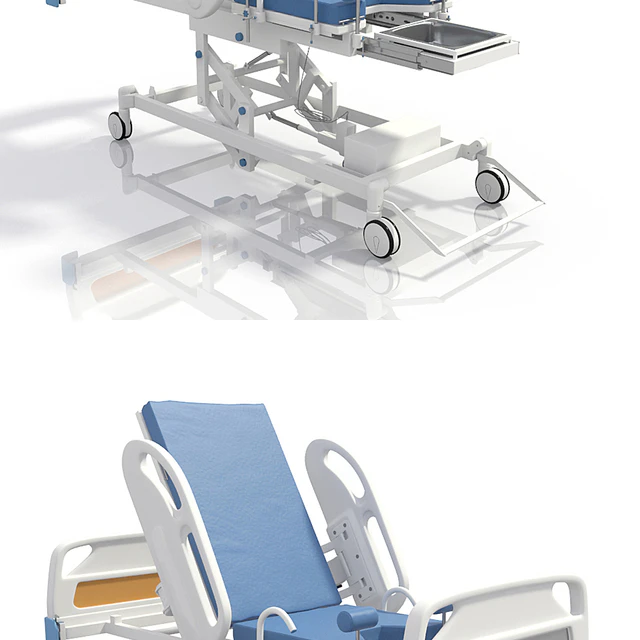 Medical armchair-bed for delivery — Descargar