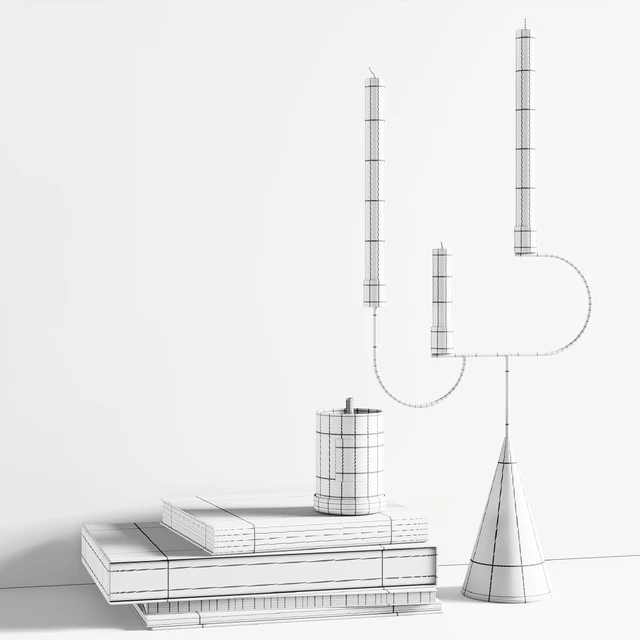 AVE Decorative Set With Candle — Descargar