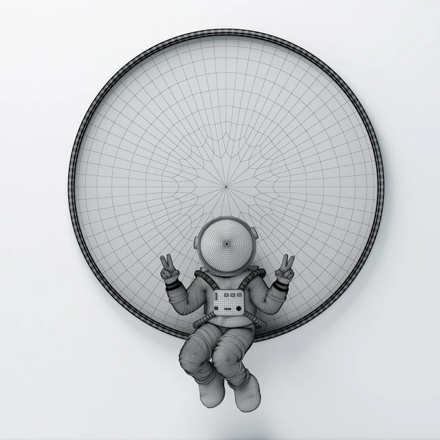 Astronaut Wall Light — Descargar