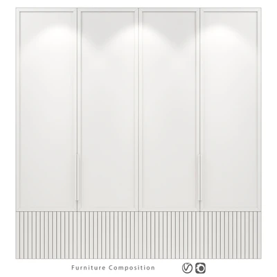 Furniture Composition | 266 | Шкаф — Вид 2