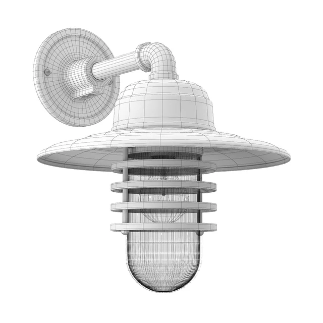 The Hatted Layered Vapor Jar Wall Light — Download