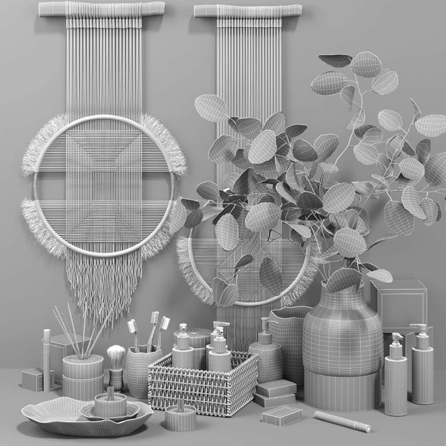 Decorative set for bathrooms and living rooms — Скачать