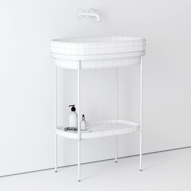 Ex.t Ribbon console washbasin — Descargar