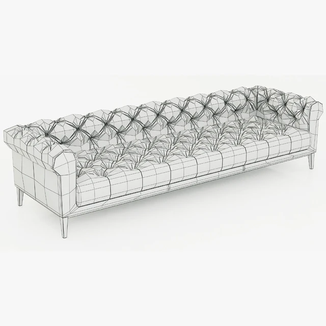 Restoration Hardware Italia Chesterfield Leather Sofa — Descargar
