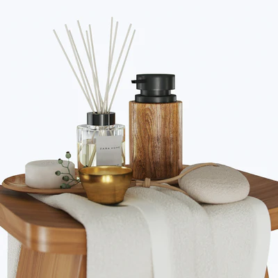 Zara home wood stool — Ver 3