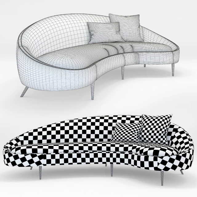 Jonathan Adler Ether Curved Sofa — Descargar
