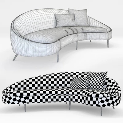 Jonathan Adler Ether Curved Sofa — Ver 3