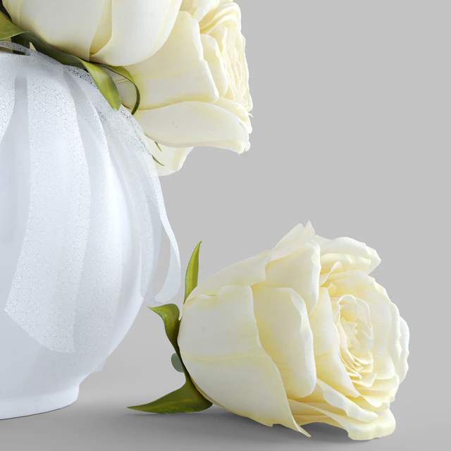 Bouquet of white roses — Descargar