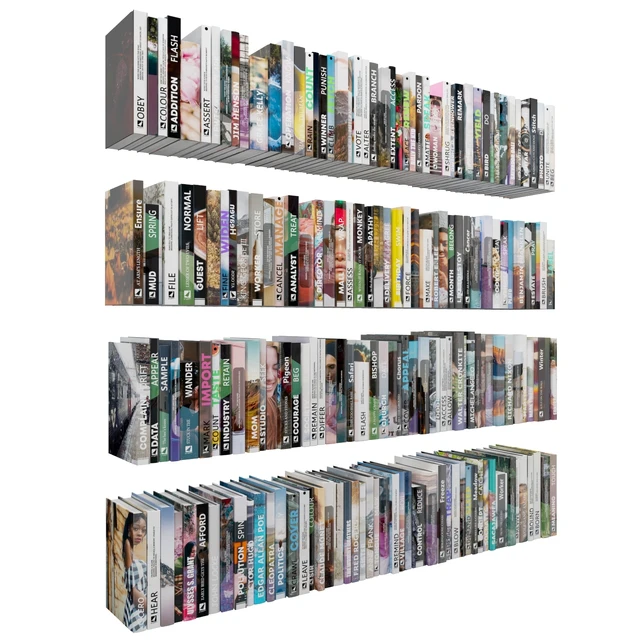 Set of books color - 7-01 — Descargar