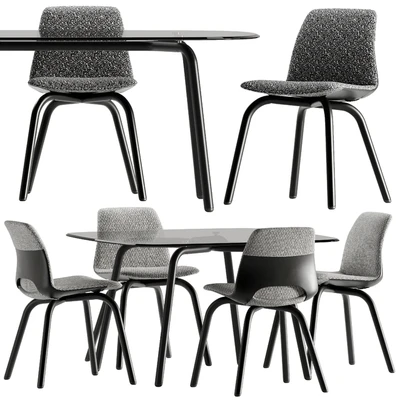 Jiu Jo Living table and chair — Ver 1