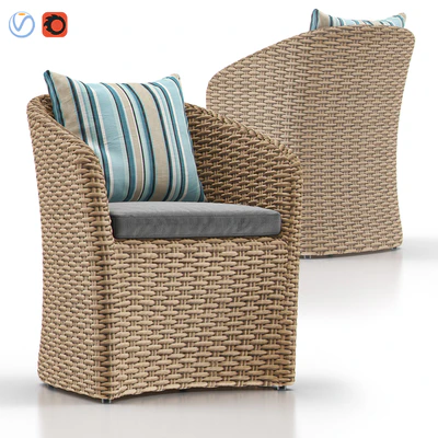 CAYMAN Outdoor Dining Chair — View 1