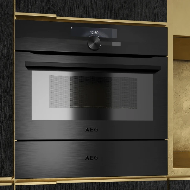 Brass black wood kitchen — Descargar
