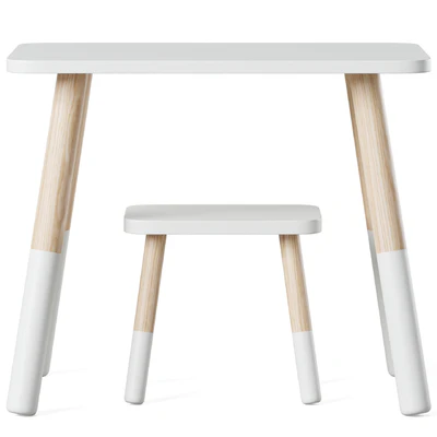 Wooden children's table and chairs by Sklum — Ver 4