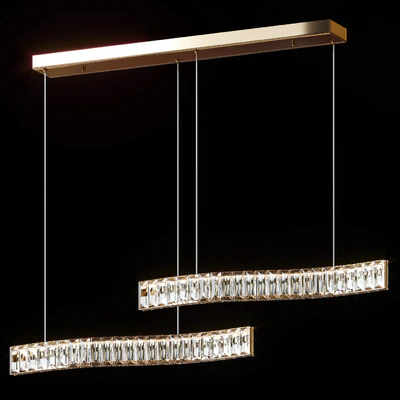 Pendant chandeliers BERTOLDA LONG and LONG C by Lampatron — Ver 4