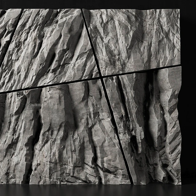 Stone rock wall splinter slab n2 / Stone rock wall slab from parts — Descargar