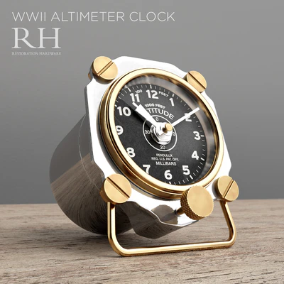 Restoration Hardware altimeter clock — Ver 1