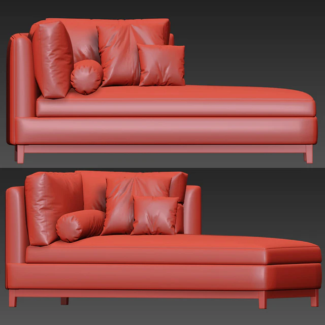Minotti Andersen Chaise Lounge — Скачать