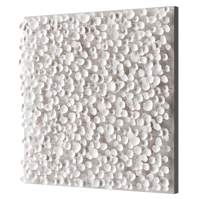 Art canvas with white petals — Descargar