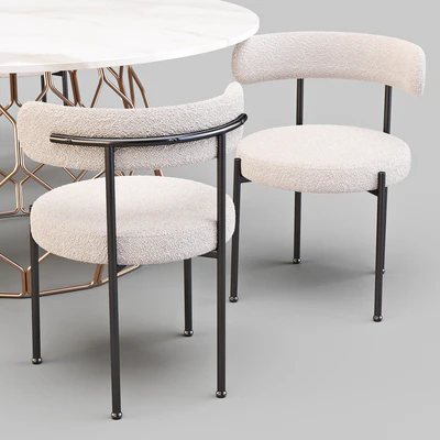 Dining Set: CB2 (Circuit Table and Inesse Chair) — Вид 3