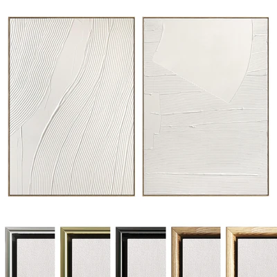 Plaster Two Photo Frame D-603 — Ver 1