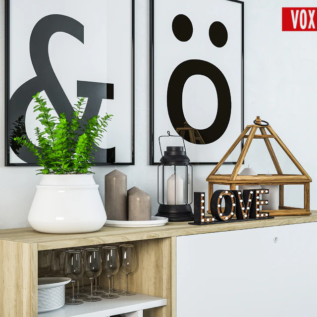 Decorative set of dresser VOX  Spot — Descargar