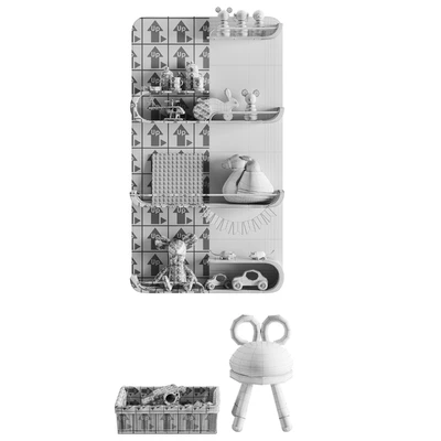 Children room. Decor set 04 — Ver 4