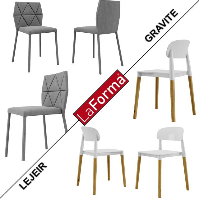 laForma Lejeir Gravite chairs — Скачать