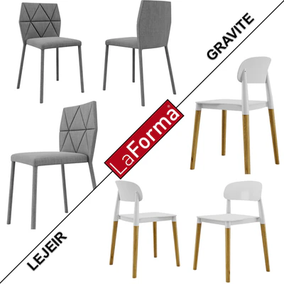 laForma Lejeir Gravite chairs — Скачать