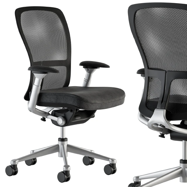 Office Chair Zody Black and White — Скачать