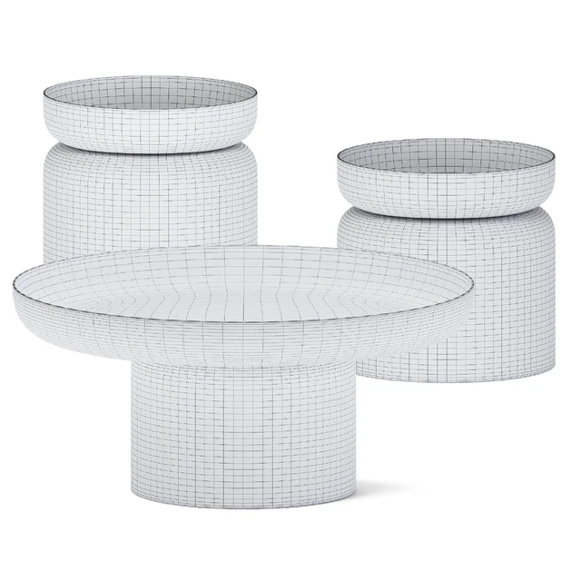 Pluvial coffee table set by David design — Скачать