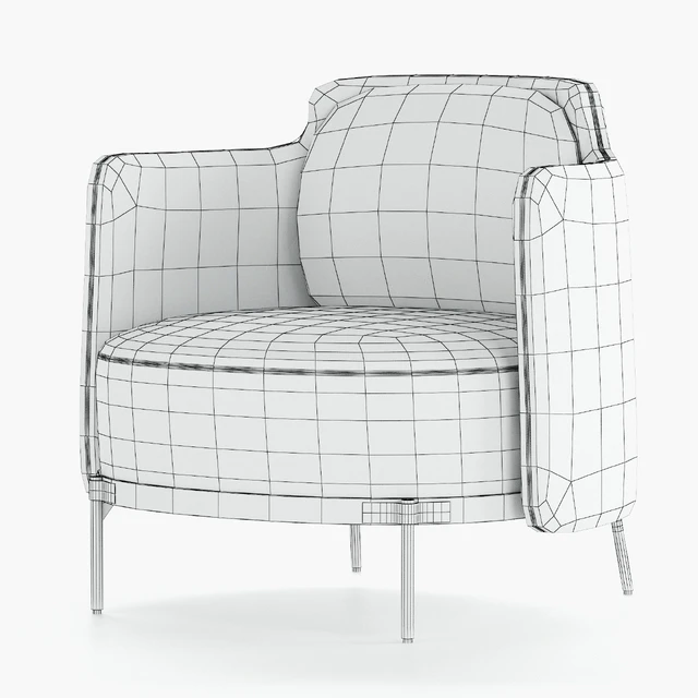 Minotti TAPE Armchair — Скачать