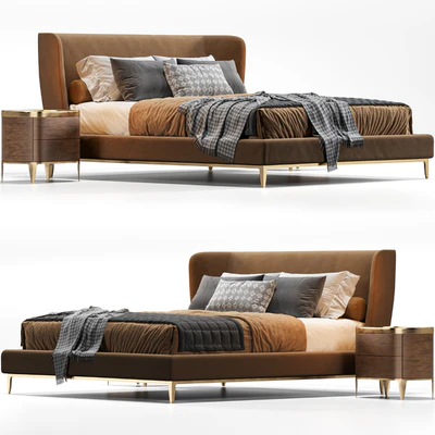 Poliform Gentleman Bed — Ver 5