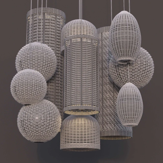 Rattan Lighting Set — Скачать